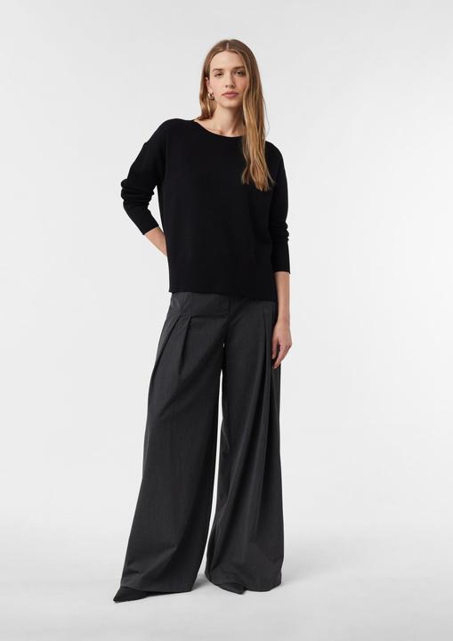 Produktbild Comma Strickpullover Feinstrickpullover im Relaxed Fit aus Viskosemix (48)