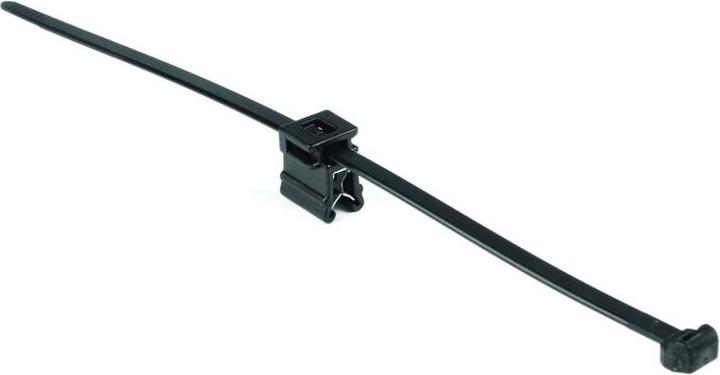 Actual product image HellermannTyton T30REC4B-PA66HS/PA66HIRHS-BK (500) Cable tie 150x3,5mm 150-76080 (Plastic cable ties, 150 mm, 500 pcs.)