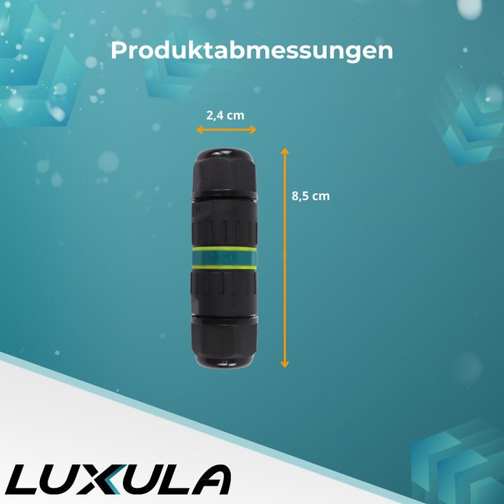 Actual product image Luxula 3-pole quick cable connector