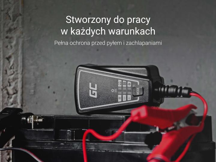 Image du produit GreenCell ACAGM06 chargeur automatique, sortie Green Cell do rechargeable 6V (12V, 6V, 1 A)