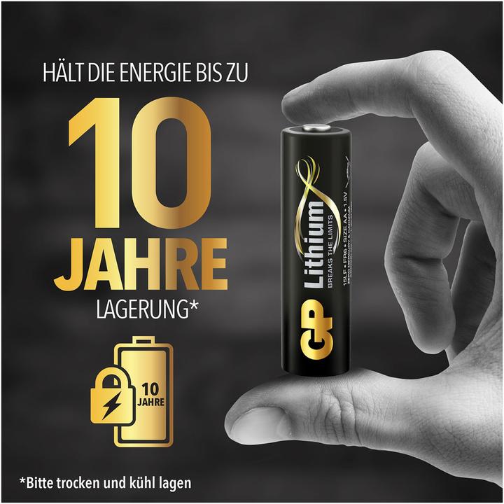 Produktbild GP Batteries GP LithiumBatterien Excellent (4 Stk., AA)