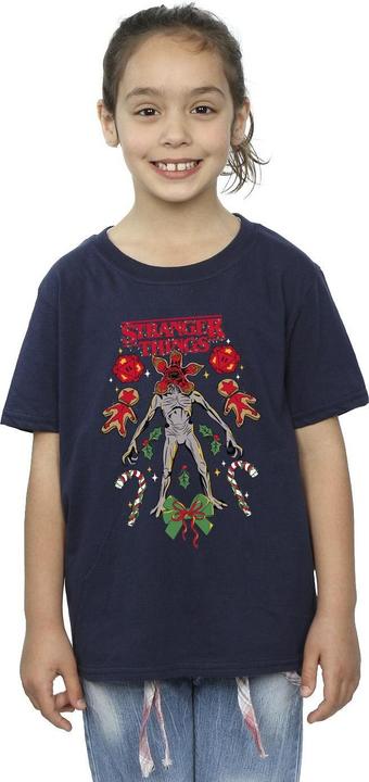 Image du produit Netflix - T-shirt STRANGER THINGS CHRISTMAS DEMOGORGON - Fille (128)