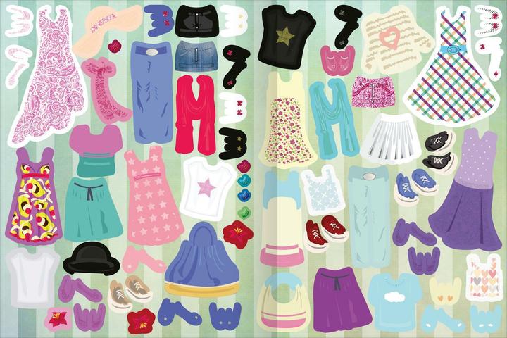 Produktbild Das superdicke Stickerheft  Anziehpuppen