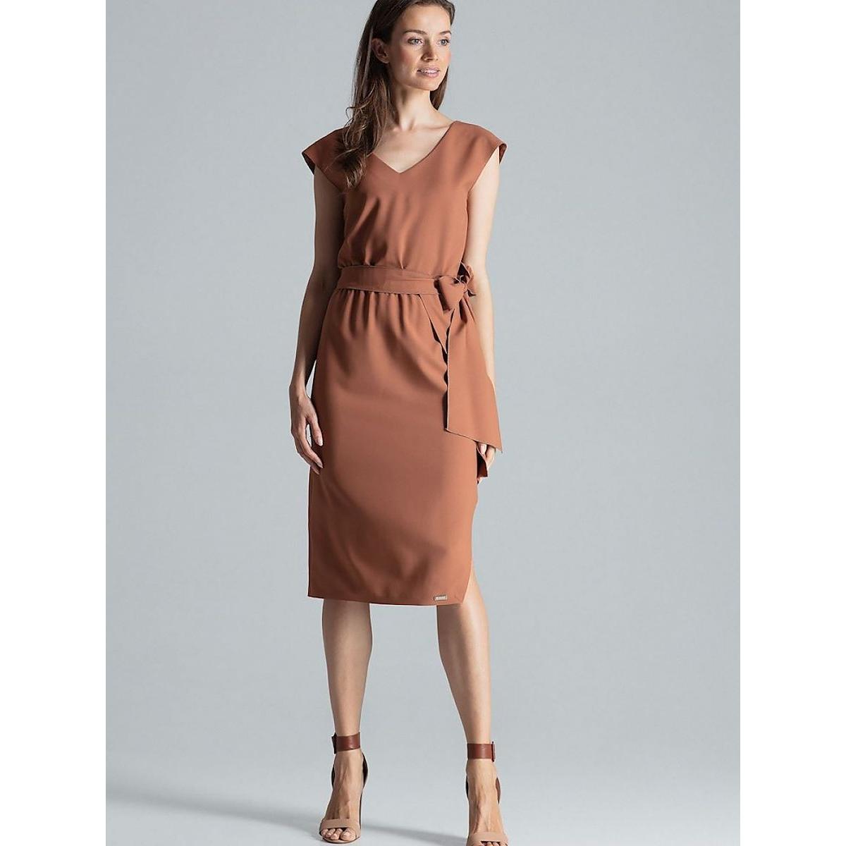 Figl, Damen, Kleider, Alltagskleid, Braun, (XL)