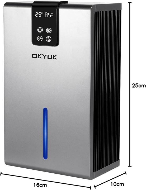 Immagine prodotto Okyuk Luftentfeuchter (10 m², 1.50 l/24h)