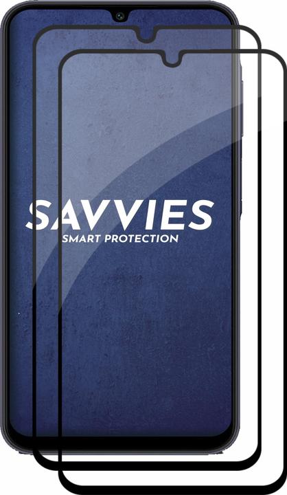 Produktbild Savvies Full-Screen Displayschutz Panzerglas Schutzglas (2 Stück, Samsung Galaxy A25 5G)