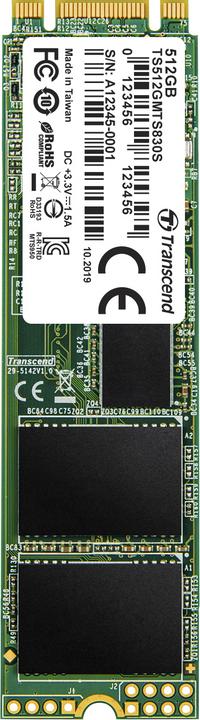 Produktbild Transcend 830S (512 GB, M.2 2280)