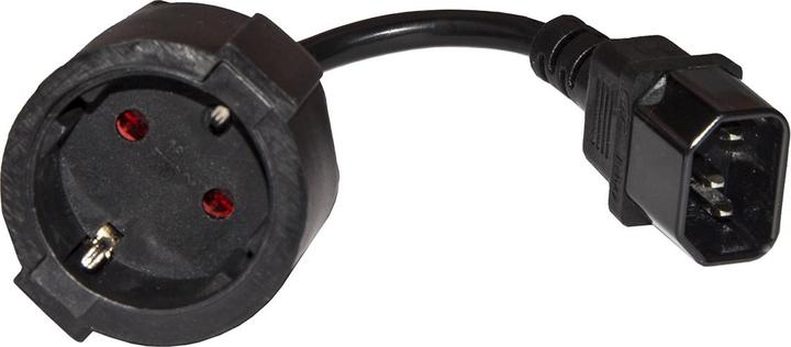 Image du produit Accessoires LKADSK05 extensions et rallonges 0,5 m 1 prise(s) CA Intérieur Noir (0.50 m)