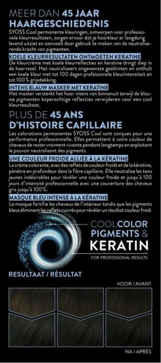 Productafbeelding Syoss Hair Color 3-59 Cool Dark Brown (3-59 Koel Donkerbruin)