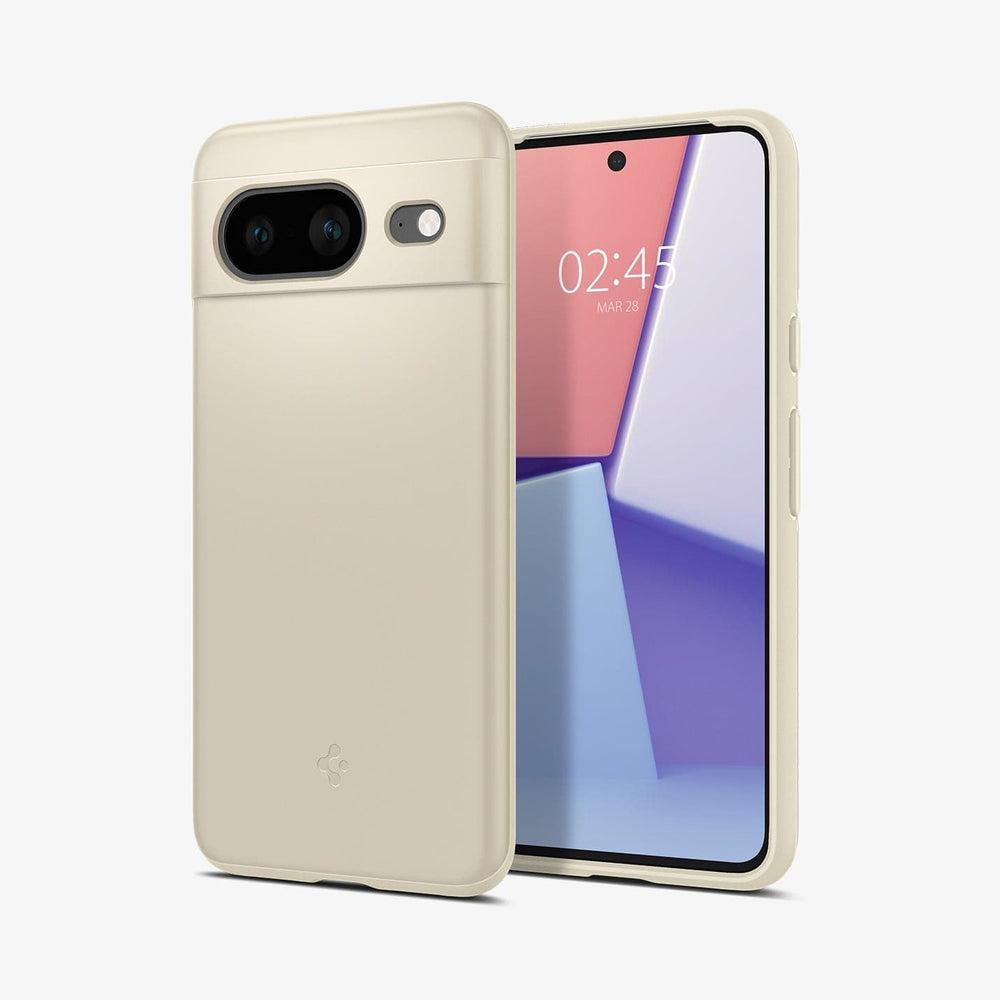 Thumbnail - Spigen Thin Fit (Google Pixel 8), Smartphone Hülle, Beige