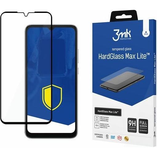 3MK Xiaomi Redmi 10A - HardGlass Max Lite (1 Stück, Xiaomi Redmi 10A), Smartphone Schutzfolie, Transparent