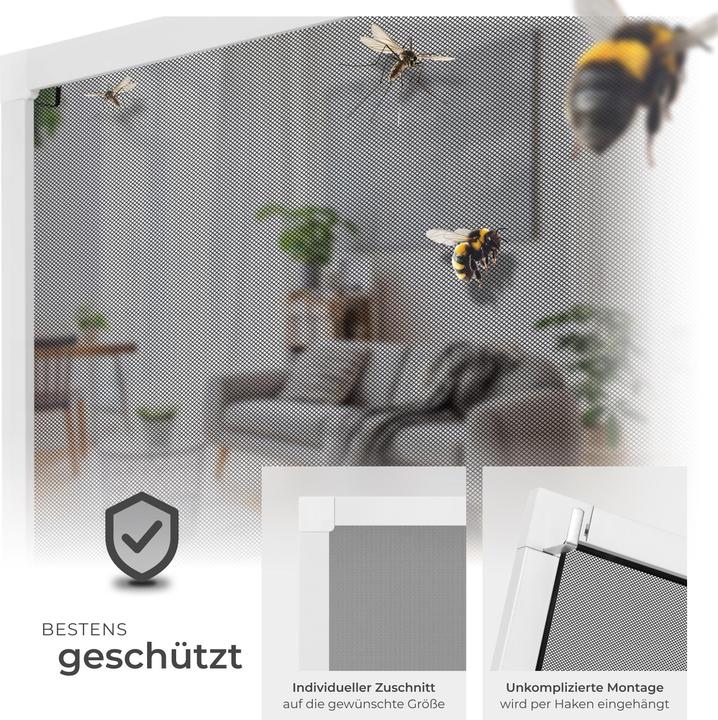 Produktbild tectake Fliegengitter (80 x 100 cm)