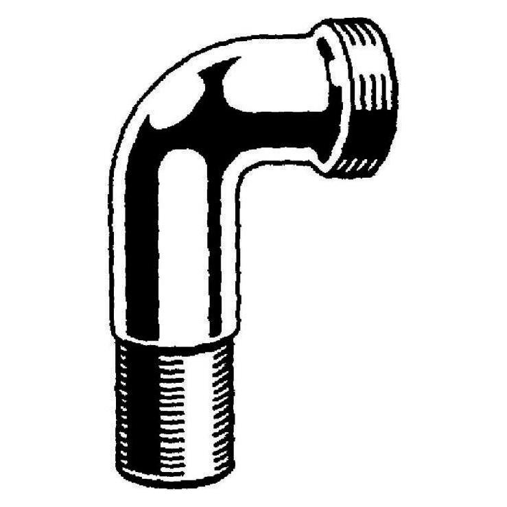 Grohe, Badkamermeubels, Verbindingshoek Buitendraadmarkering Blauw Chroom