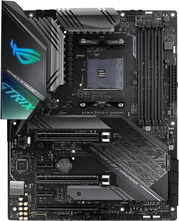 Actual product image ASUS Rog Strix X570-F Gaming (AM4, AMD X570, ATX)