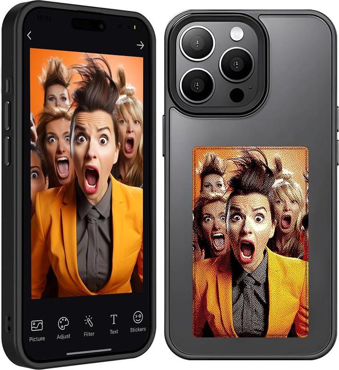 Produktbild Techsuit - SmartScreen NFC - iPhone 15 Pro - Black (Apple iPhone 15 Pro)