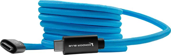 Produktbild Kondor Blue THUNDERBOLT 4 USB 4.0 TYPE C CABLE BLAZING 40G SPEEDS 5A 100W STRAIGHT 6 FT (1.83 m, USB 4.0, 100 W)