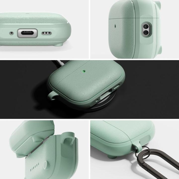Actual product image Ringke Onyx Magnetic Magsafe Apple Airpods Pro 3 Mint (Headphone sleeve)