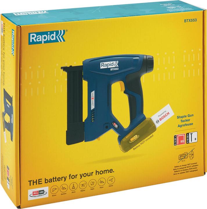 Produktbild Rapid BTX553 Akku-Tacker 18V P4A