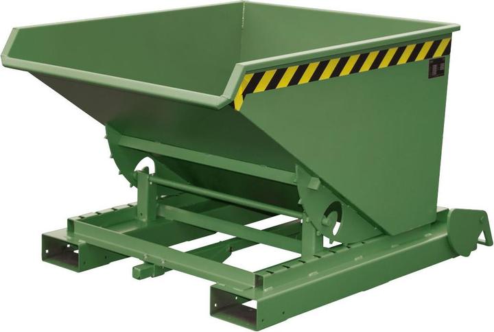 Immagine prodotto eurokraft pro Contenitore ribaltabile automatico, capacità 0,6 m³, verde RAL 6011. (600 l)
