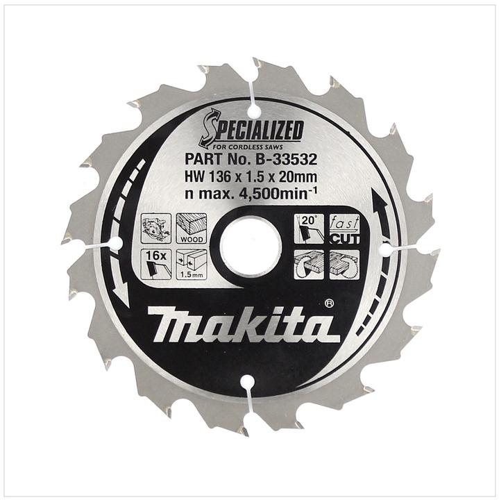 Produktbild Makita SPECIALIZED Kreissägeblatt 136