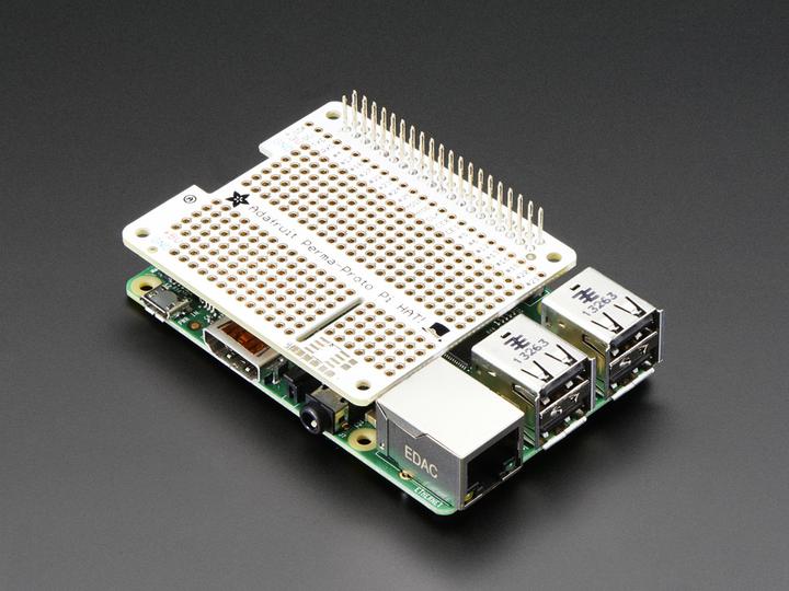 Actual product image Adafruit Perma-Proto HAT for Pi Kit with EEPROM (Various)
