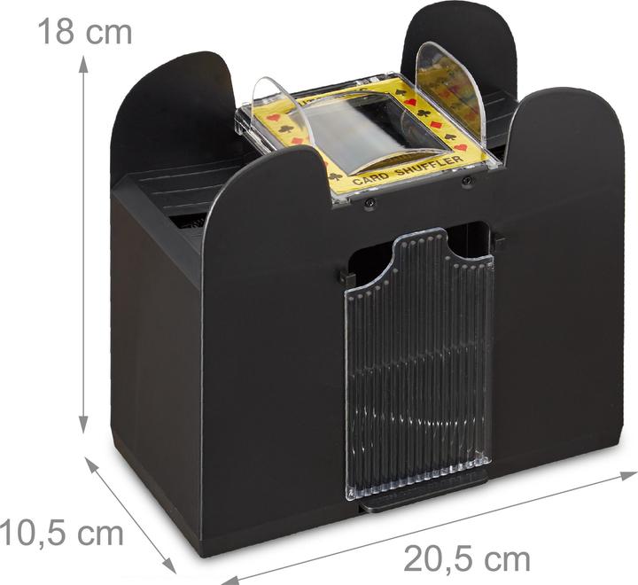 Actual product image Relaxdays Card shuffler electric 6 decks