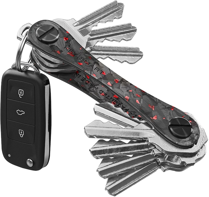 Key Smart Red Forged Carbon