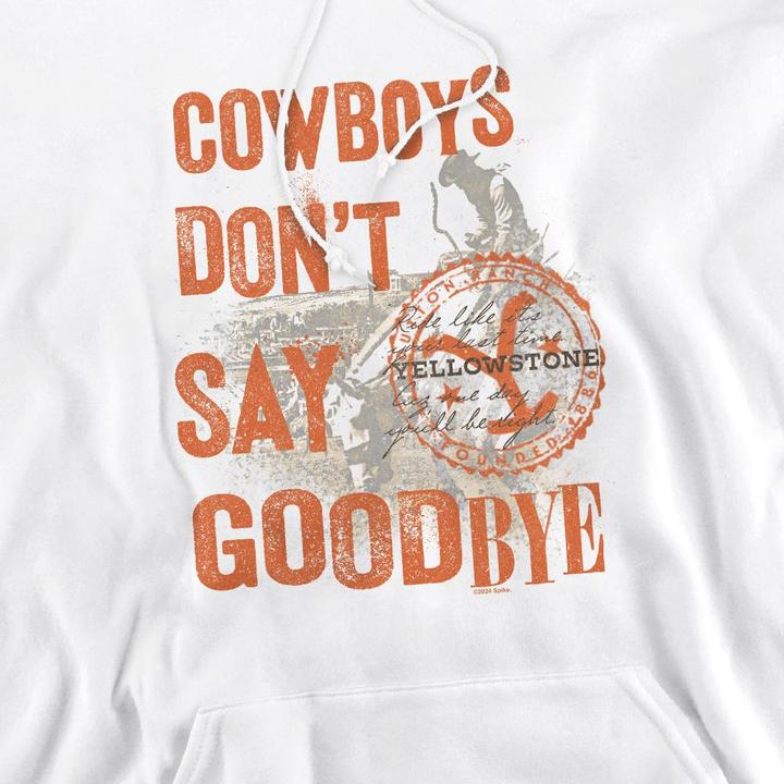 Produktbild Yellowstone Cowboys Don't Say Goodbye Kapuzenpullover (S)