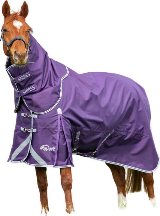 Produktbild Shires Highlander Original Pferdedecke mit Nackenschutz (198 cm)
