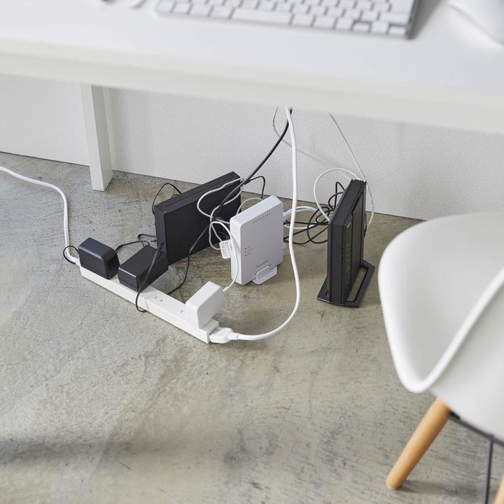 Actual product image Yamazaki Cable box with castors TOWER