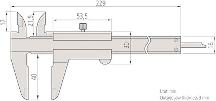 Produktbild Mitutoyo Messschieber (15 cm)