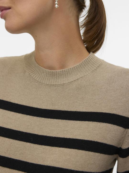 Produktbild Mamalicious Normal geschnitten Rundhals Gerippte Ärmelbündchen Strickoberteil Strickpullover