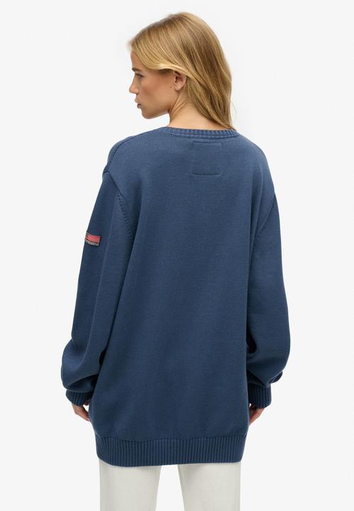 Produktbild Superdry Oversized Pullover mit V-Ausschnitt (XL)