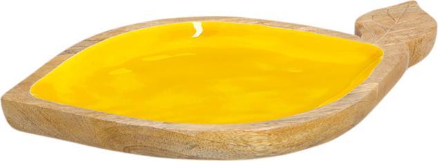 Zeller Present Servierschale Lemon Mangoholz gelb 37x23x2 cm