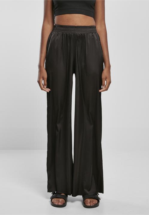 Actual product image Urban Classics Ladies Satin Wide Leg Pants (XXL)