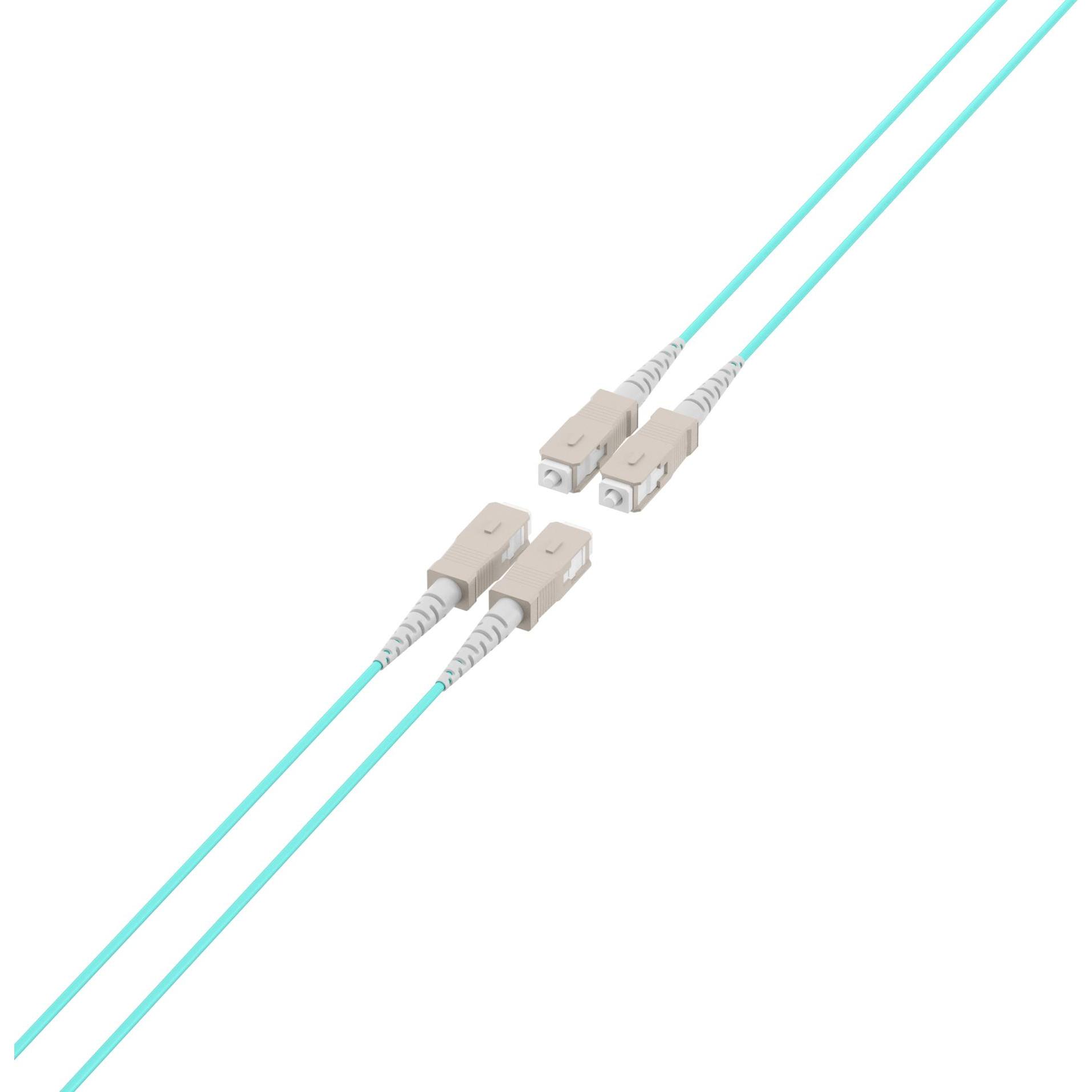 EFB Elektronik Trunkkabel U-DQ ZN BH OM3 4G 1x4 SC-SC 60m Dca LSZH (60 m), Netzwerkkabel