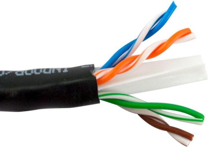 Produktbild SCP HNC KABEL Cat6, Black Black 1000 ft / 304,8m (CAT6, 305 m)