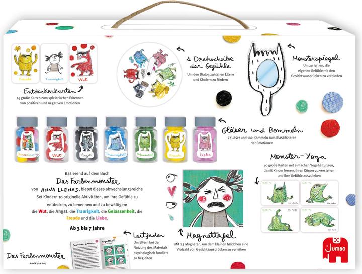 Actual product image Jumbo I learn to discover - colour monster (German)