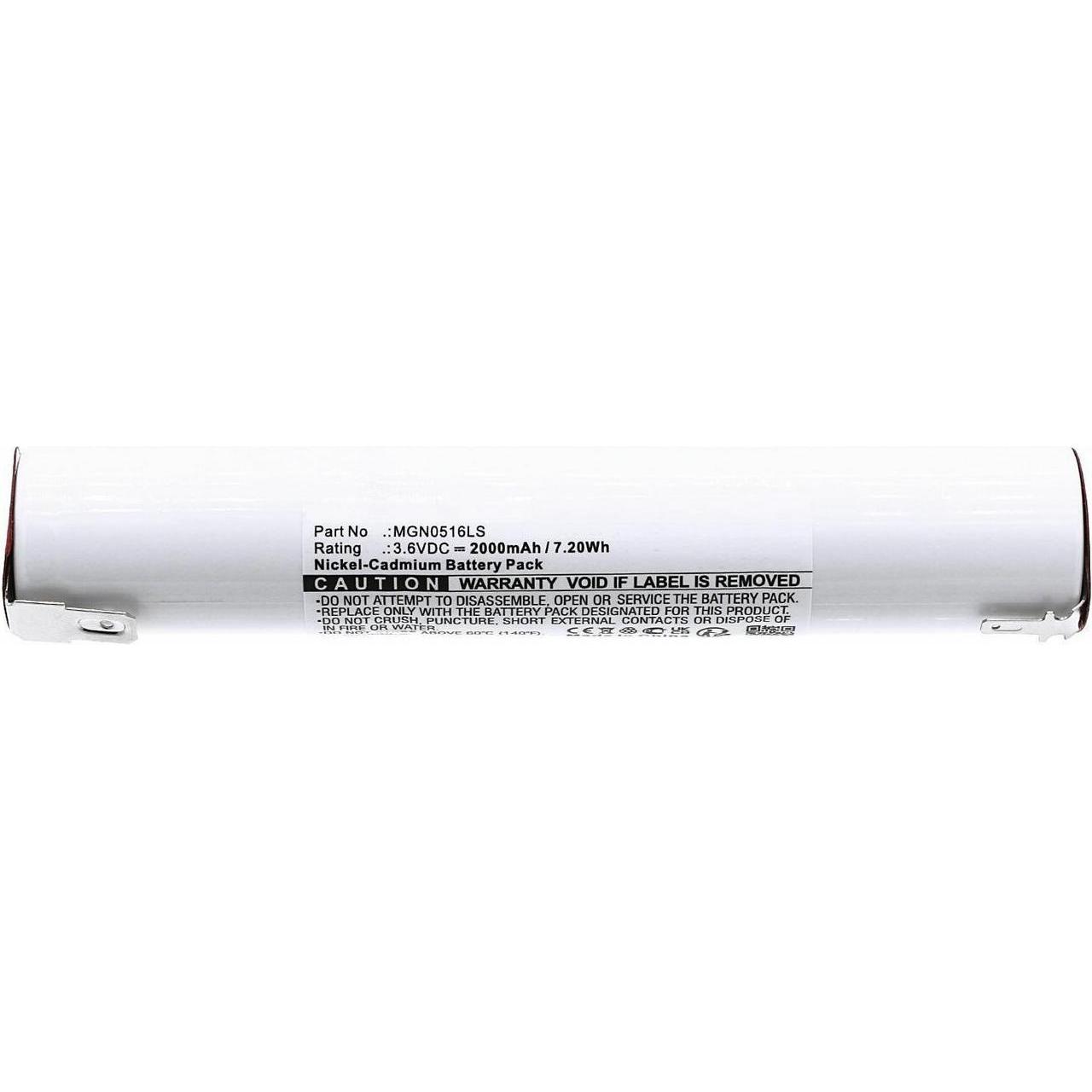 CoreParts Battery for Emergency Lighting (1 Stk., 2000 mAh), Batterien + Akkus