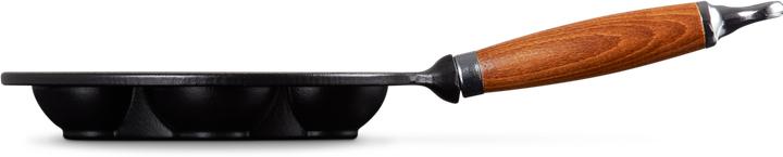 Immagine prodotto Le Creuset Teglia per cupcake con manico in legno (20 cm, Ghisa, Smalto)