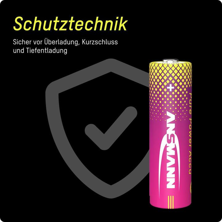 Actual product image Ansmann High-quality AA size lithium batteries (4 pcs., AA, 3500 mAh)