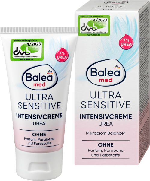Produktbild dm Balea MED Intensivcreme Urea Ultra Sensitive (50 ml, Tagescreme)