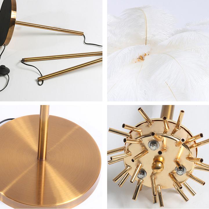 Produktbild Novidarte Straussenfeder-Stehlampe