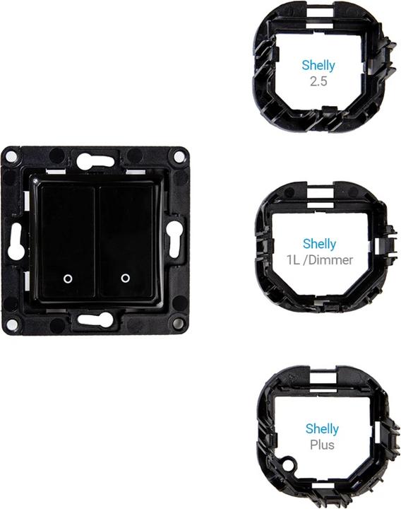Immagine prodotto Shelly Interruttore a parete 2 - nero
