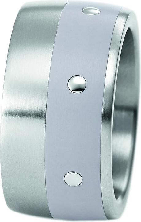 Produktbild Xen Bandring mit Keramik grau 12 mm (67)