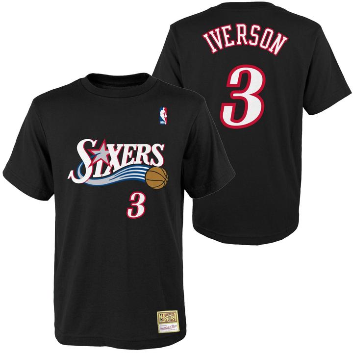 Immagine prodotto Mitchell & Ness Maglietta NBA Philadelphia 76ers Allen Iverson Uomo (L)