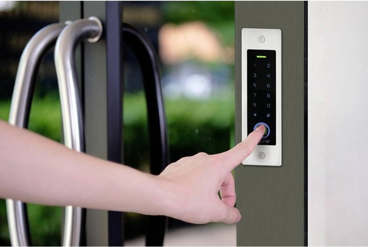 Produktbild Sygonix SY-5231014 Fingerprint/RFID Zugangssystem Unterputz 12 V/DC, 18 V/DC IP (Fingerabdruck, Schlüsselkarte)