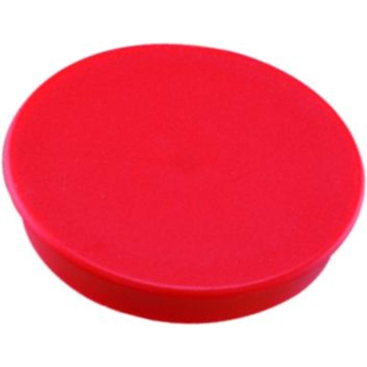 Ecobra, Magnet, Rundmagnet Neodym Ferrotafel 40x7,8mm rot VE=5 Stück (1 x)