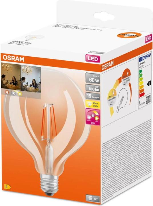 Actual product image Osram Star+ Globe (E27, 806 lm, 1x)