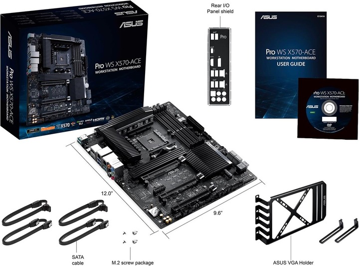 Actual product image ASUS PER WS X570-ACE (AM4, AMD X570, ATX)